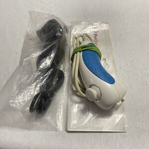 🎉 SALE! 🎉 Wii Nunchucks Set of 2 Black / White Blue TESTED Gaming Controllers